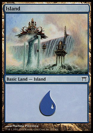 Magic: the Gathering - Island - Champions of Kamigawa - Foil