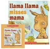 Llama Llama Misses Mama (CD & Paperback)