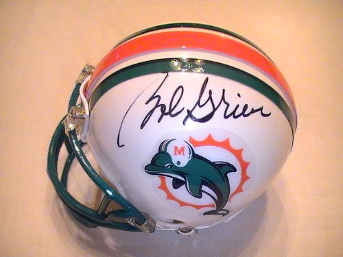Bob Griese Miami Dolphins Hof Signed Autographed Mini Helmet Coa + Hologram