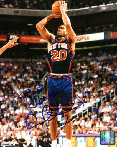Allan Houston Autographed/Hand Signed 8x10 Photo