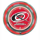 NHL Carolina Hurricanes 14-Inch Diameter Neon Clock