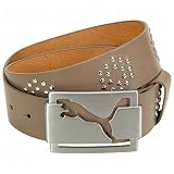 Puma Golf Rivet Belt with Buckle - Fossil (Color=Fossil,Size=Large)
