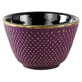 Purple Hobnail Tetsubin Tea Cup