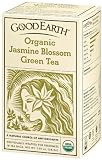 Good Earth Organic Jasmine Blossom Green Tea, 18-Count Tea Bags (Pack of 6)