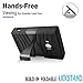 STARSHOP Coolpad Rogue case, Premium Durable Rugged Shell Hybrid Protective Phone Cover with Built in Kickstand with Premium Screen Protector (Black)