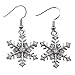 SoulBreezeCollection Winter Snowflake Dangle Drop Earrings Wedding Bridesmaid Christmas…