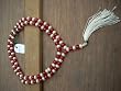 Coral Red White Pearl Combination Moti Mala (127+5) Beads for Love & Happiness