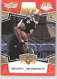2008 Donruss / Score Limited Edition Super Bowl XLIII # 197 Devery Henderson - New Orleans Saints - NFL Trading Card in a Prorective Screw Down Display Case
