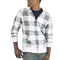 Utility&reg; Slim Fit Hoodie - White Plaid