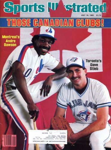 Andre Dawson & Dave Stieb Unsigned Sports Illustrated Magazine - July 18, 1983