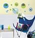 RoomMates RMK1135SCS Wallpockets Blue Peel & Stick Appliques