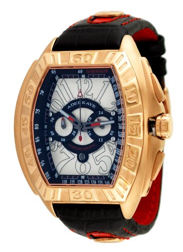 Adee Kaye #AK7230-MRG Mens Chronograph Watch