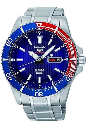 Seiko 5 SRP551 Automatic Blue Dial Stainless Steel Band Watch
