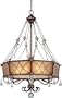 Minka Lavery Aston Court 4746-206 Large (46"H x 31"W) Crystal 6-LT 360w Pendant in Bronze