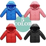 ダウンコート カラフル ジャケット　親子お揃い　 フード付きダウンジャケット 軽量 ダウン90%使用　子供用　大人用　親子服　女の子　男の子　シンプルデザイン、どの服にも合わせやすい Green,90