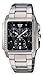 Casio Women’s SHN5501D-1A Sheen 5502 Series Rectangular Chronograph Watch B002AMV9LA