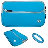 Sky Blue with Grey Trim Neoprene Protective Sleeve Cover Carrying Case for Archos 70 Internet Tablet (Android Tablet) 7 inch LCD Display Screen + INCLUDES!!! SumacLife TM Wisdom Courage Wristband Sky Blue with Grey Trim Neoprene Protective Sleeve Cover Carrying Case for Archos 70 Internet Tablet (Android Tablet) 7 inch LCD Display Screen + INCLUDES!!! SumacLife TM Wisdom Courage Wristband