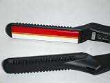 Turboion Croc Infrared Hair Straightening Flat Iron, BLACK, 1 Inch