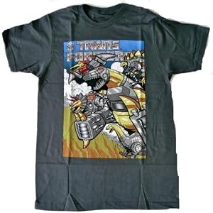 Transformers Dinobots Grey Slim Fit T-shirt