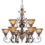 Minka Lavery 1358-177 Illuminati Bronze Illuminati Tuscan 9 Light Up Lighting Chandelier from the Il