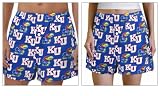 KU Logo Kansas University Jayhawks Boxers Med 100% Cotton Boxer Shorts for HIM or HER