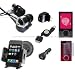 Sporting Goods : DreamBargains Premium Zune 80GB 120GB Accessory Bundle Kit - Protective Crystal Acrylic Hard Case - Clear + Screen Protector + Retractable USB Charge and Sync Cable + USB Car Charger + USB Travel / Home Charger + Durable Metallic Sound Isolating In-Ear Earbud Earphones + Fully Adjustable Windshield Mount - Black