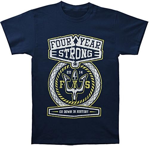 Four Year Strong Men's Trident T-shirt X-Large Blue