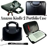 Kindle DX Premium Portfolio synthetic durable leather + includes a 4-inch eBigvalue (TM) Determination Hand Strap (Accessory Pack is Also Compatible with New Kindle DX Wireless Reading Device 9.7" Display Latest Generation)