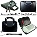 Kroo Kindle 2 synthetic Leather Office Cover Case (Fits 6" Display, 2nd Generation Kindle Only) + Includes a 4-inch Ebigvalue (TM) Determination Hand Strap