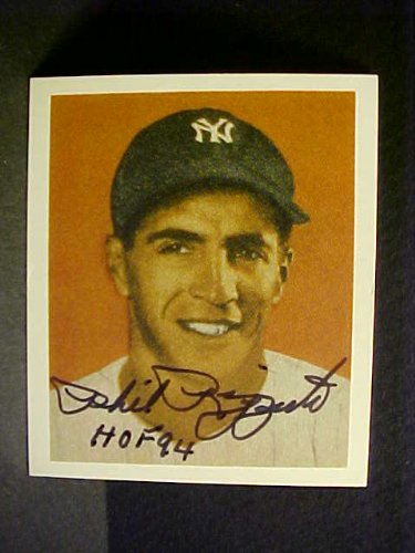 Phil Rizzuto New York Yankees #98 1949 Bowman Reprint Signed Baseball Card