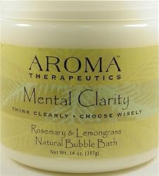 Abra Aroma Therapeutic Bubble Bath Mental Clarity 14 Oz