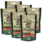 6-PACK Pill Pockets for Cats SALMON 9.6 oz (270 pockets)