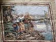 Gorgeous Completed Wool Needlepoint Canvas-Village