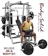 Body Solid Series 7 Smith Gym Package w/ 400 lb Weight Set GS348Q, OSR400S