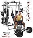 Body Solid Series 7 Smith Gym Package w/ 400 lb Weight Set GS348Q, OSR400S