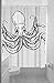 Sourpuss Octopus Shower Curtain, 72 Inch X 78 Inch