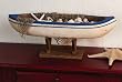 Mango Wood Boat on Stand Table Decor Mango Wood Boat on Stand Table Decor