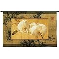 Bamboo And Orchids Wall Tapestry