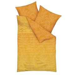 Kaeppel G-101946-54D1-VAMH Bettw�sche 2-teilig Casual 135 x 200 cm Satin, Farbe zitrone