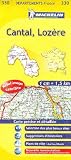 Carte Routiere Cantal/Lozere