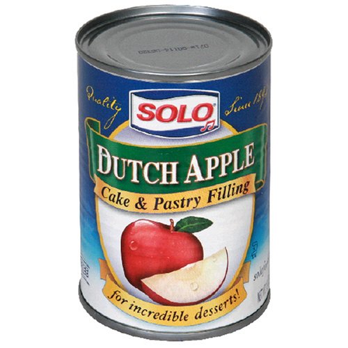 Solo Filling, Dutch Apple, 12-Ounces (Pack of 6)