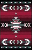 Southwestern Area Rug, Home Dynamix Premium Black Red