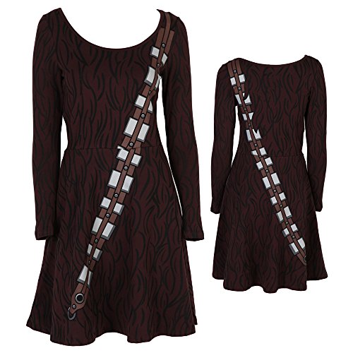 Star Wars I Am Chewbacca Long-Sleeved Costume Skater Dress