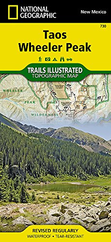 Taos, Wheeler Peak (National Geographic Trails Illustrated Map)