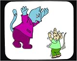 Mouse Pad with dancing, mouse, dance, argument, cat, arguing