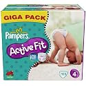 Pampers Active Fit Windeln Gr.4 Maxi 7-18kg Giga, 123 St&uuml;ck