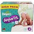 Pampers Active Fit Windeln Gr.4 Maxi 7-18kg Giga, 123 St�ck