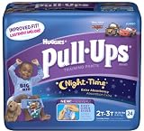 Huggies Pull-Ups Training Pants, Night-Time, Size 2T-3T (18-34 lb), Disney Pixar Toy Story, Jumbo, 24 ct.