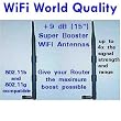 +9dB "Linksys" 15" Booster Antenna (Pair)