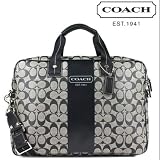 COACH コーチ  ヘリテージ ストライプ ジップ トップ ブリーフケースF70592並行輸入品
